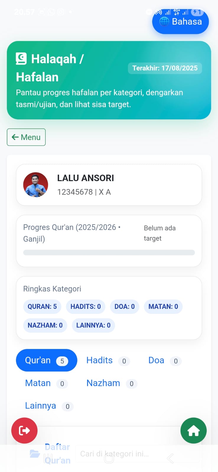 PIM MOBILE - Sistem Informasi Elektronik Ponpes Imam Malik Riau